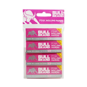 4x Bull Brand ροζ χαρτάκια