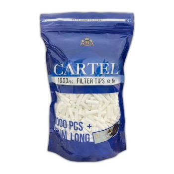 Cartel slim long 6mm φιλτράκια 1000τμχ