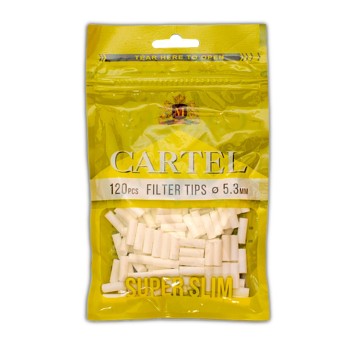 Cartel super slim 5.3mm φιλτράκια 120τμχ
