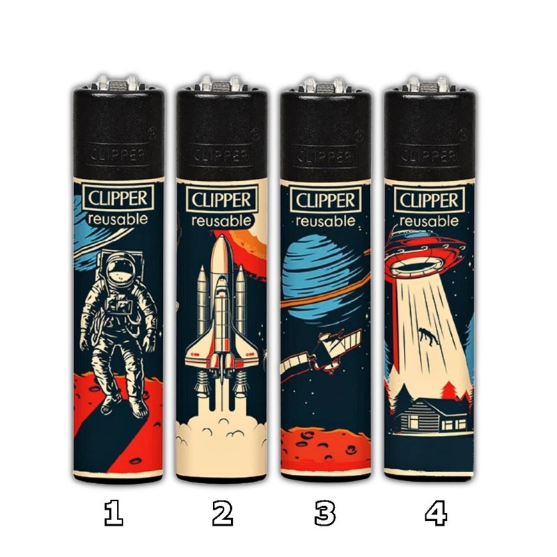 Clipper αναπτήρες Space επαναγεμιζόμενοι CP11   