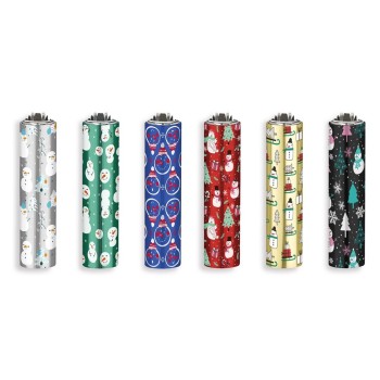 Clipper αναπτήρες metal cover Snowman 2 mini επαναγεμιζόμενοι CP22