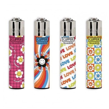 Clipper αναπτήρες Hippie Power επαναγεμιζόμενοι CP11