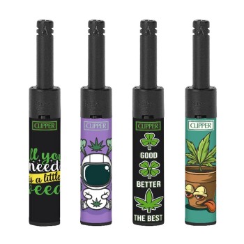 Clipper Little weed tube μικρός μακρύς αναπτήρας επαναγεμιζόμενος