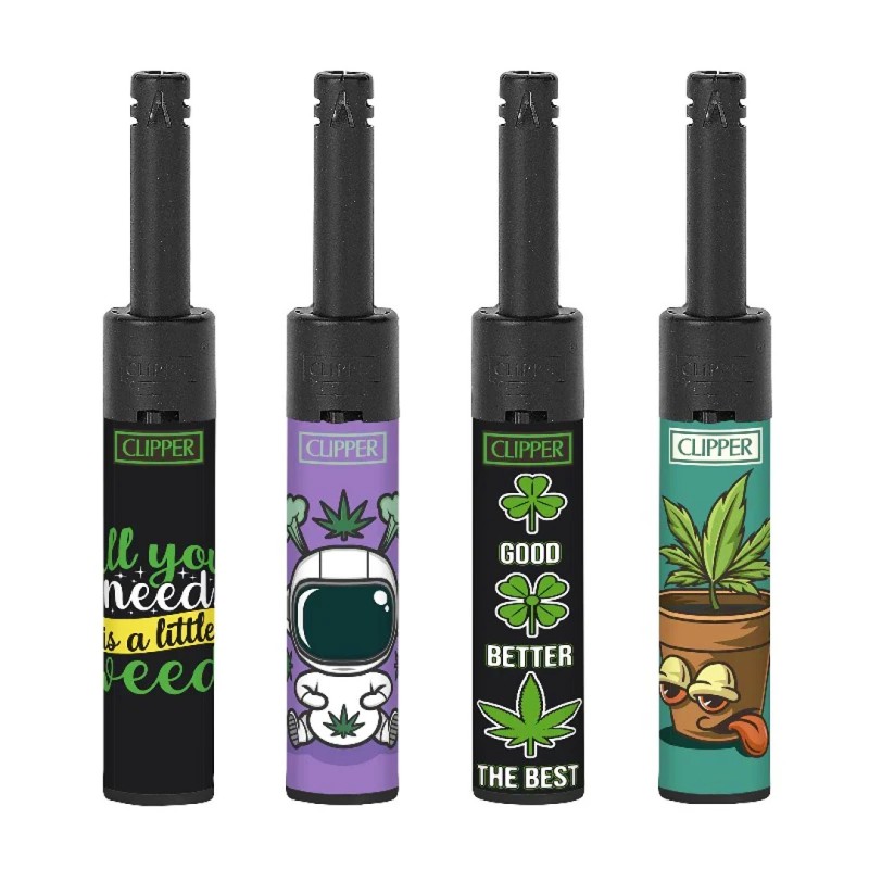 Clipper Little weed tube μικρός μακρύς αναπτήρας επαναγεμιζόμενος