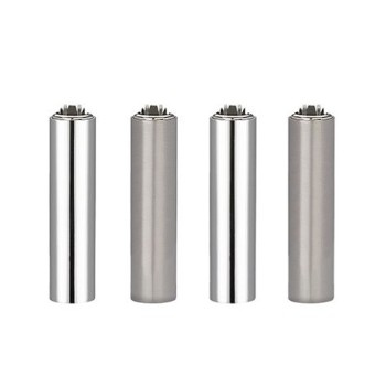 Clipper αναπτήρες metal cover SIlver mini επαναγεμιζόμενοι FCP22