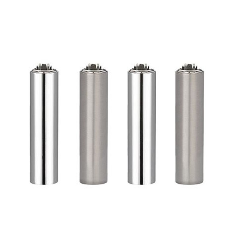 Clipper αναπτήρες metal cover SIlver mini επαναγεμιζόμενοι FCP22