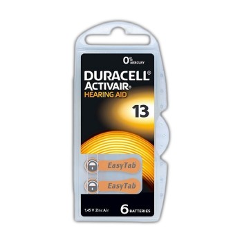 Duracell ActivAir 6x μπαταρίες βαρηκοΐας 13 