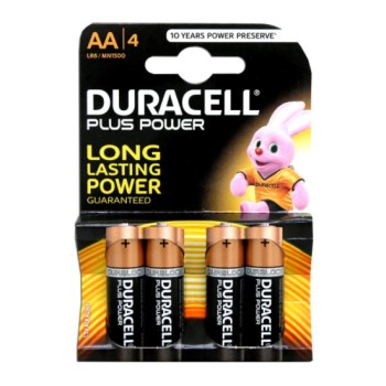 Duracell AA αλκαλικές μπαταρίες 