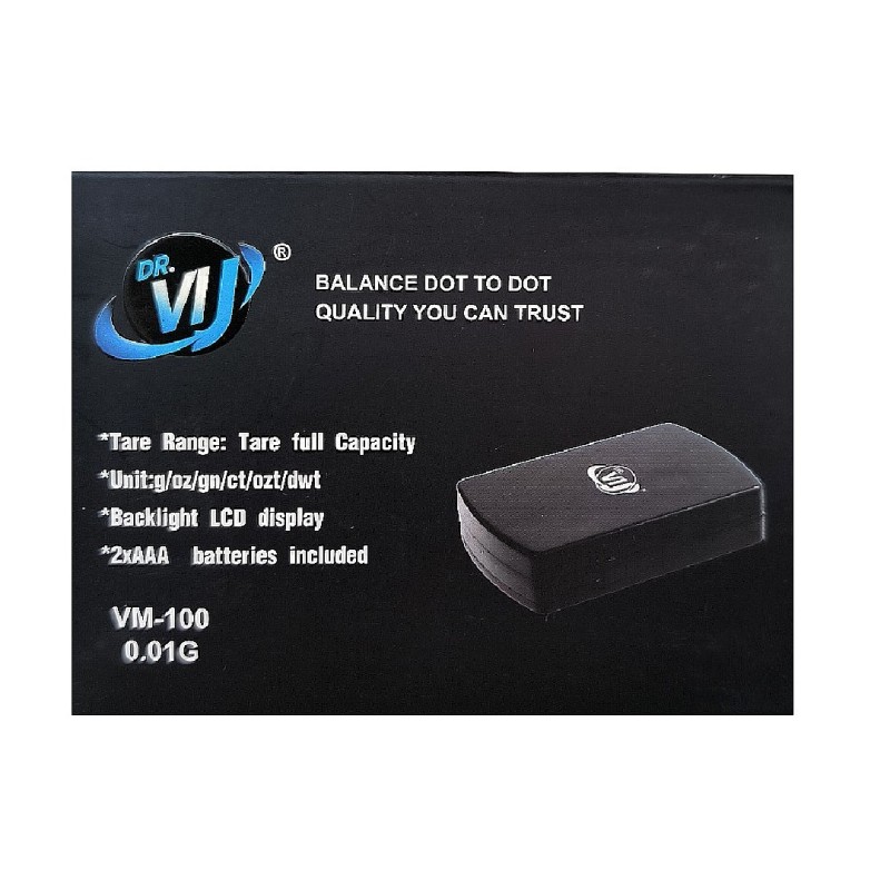 Ψηφιακή ζυγαριά ακριβείας Dr. VIJ VM-100 (0.01G-100G)