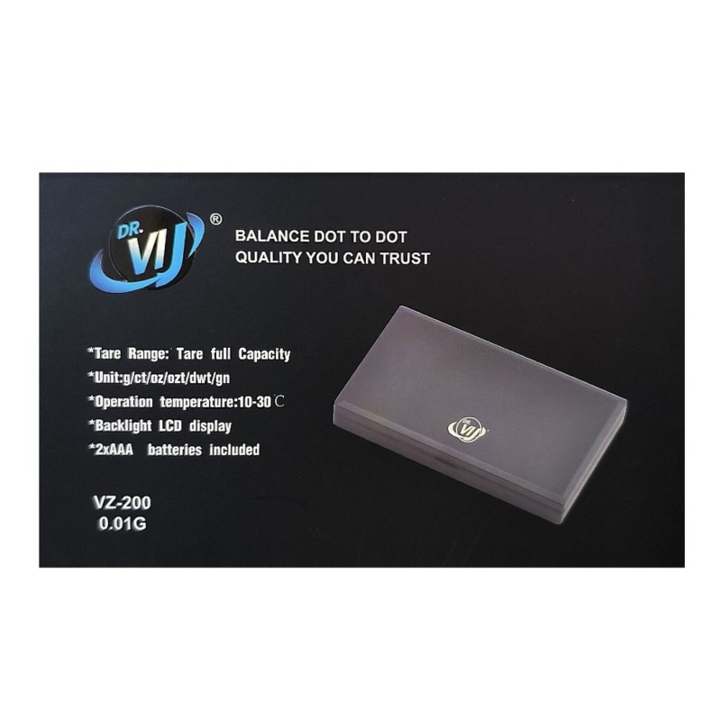 Ψηφιακή ζυγαριά ακριβείας Dr. VIJ VZ-200 (0.01G-200G)