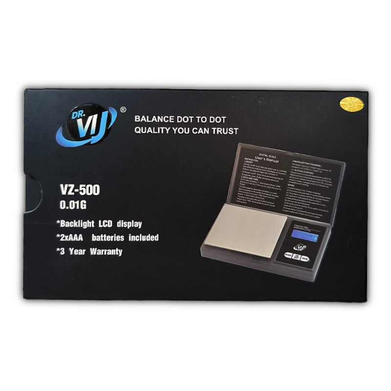 Ψηφιακή ζυγαριά ακριβείας Dr. VIJ VZ-500 (0.01G-500G)