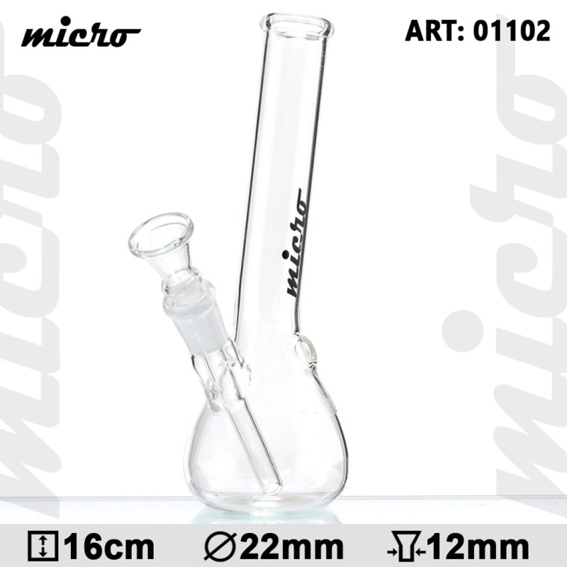 Micro hangover glass bong 01102