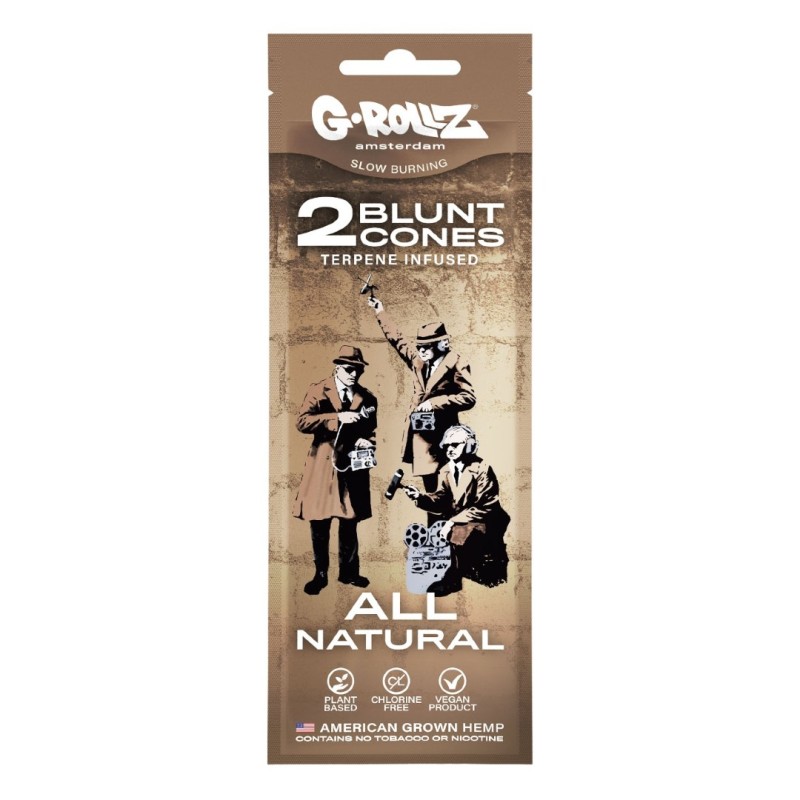 Grollz Banksy's Graffiti 'All Natural' Terpene infused κώνοι κάνναβης 2τμχ