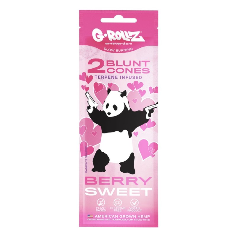 Grollz Banksy's Graffiti 'Berry Sweet' Terpene infused κώνοι κάνναβης 2τμχ
