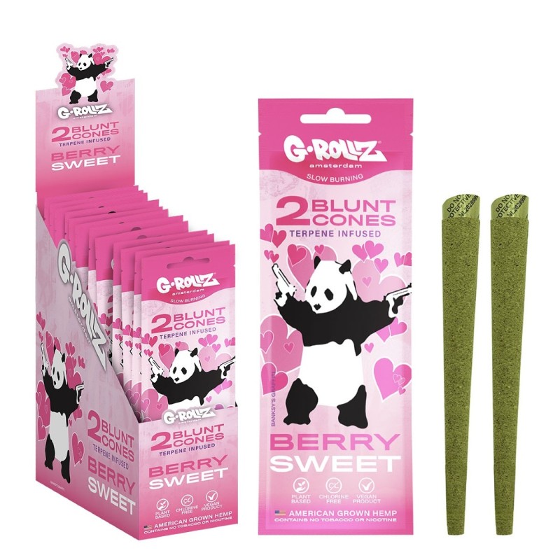 Grollz Banksy's Graffiti 'Berry Sweet' Terpene infused κώνοι κάνναβης 2τμχ