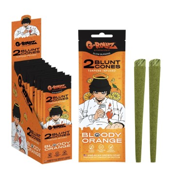 Grollz 'Bloody Orange' Terpene infused κώνοι κάνναβης 2τμχ