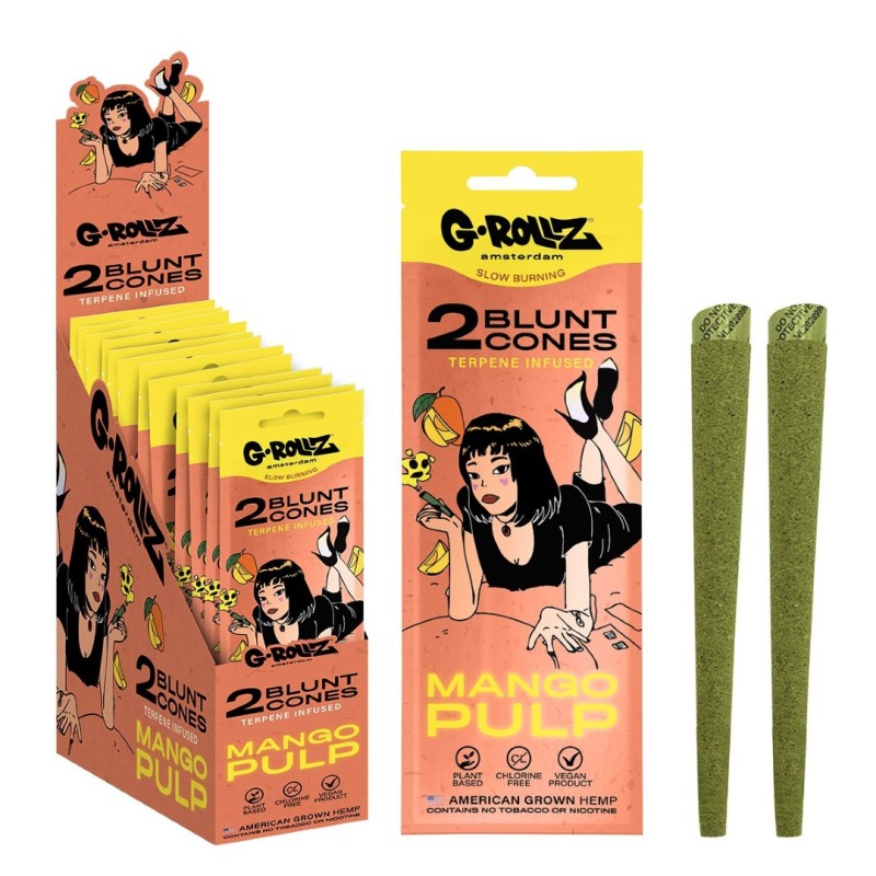 Grollz 'Mango Pulp' Terpene infused κώνοι κάνναβης 2τμχ 