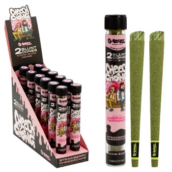 Grollz Cheech & Chong 'Strawberry Cheesecake' Terpene infused blunt κώνοι 2τμχ