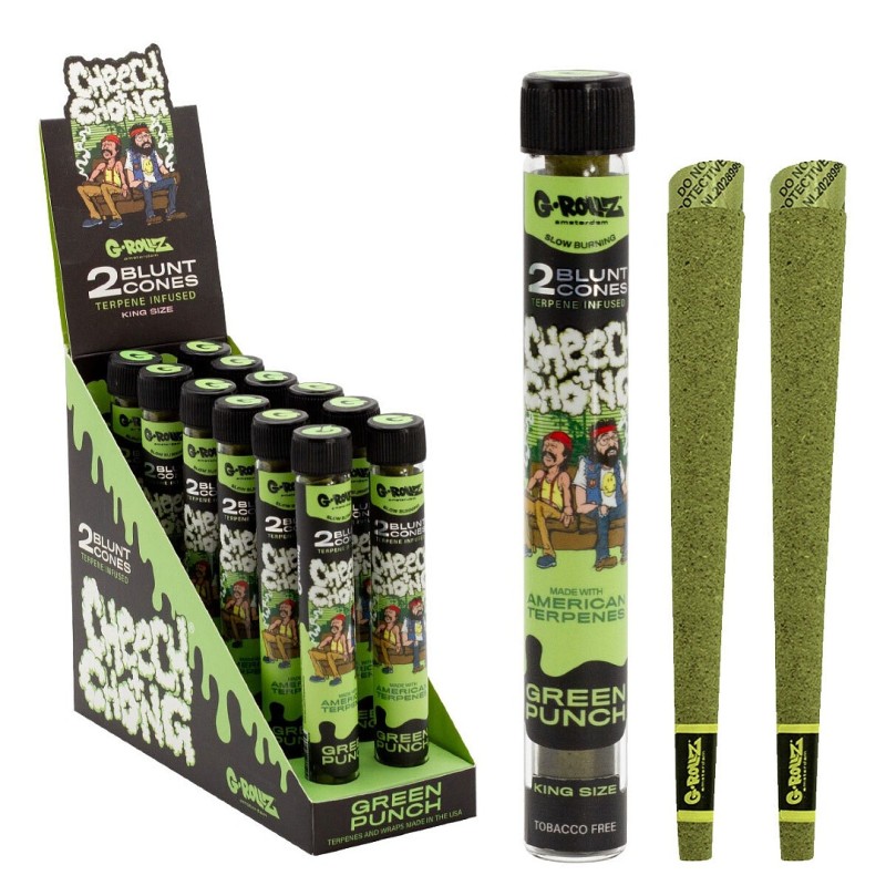 Grollz Cheech & Chong 'Green Punch' Terpene infused blunt κώνοι 2τμχ