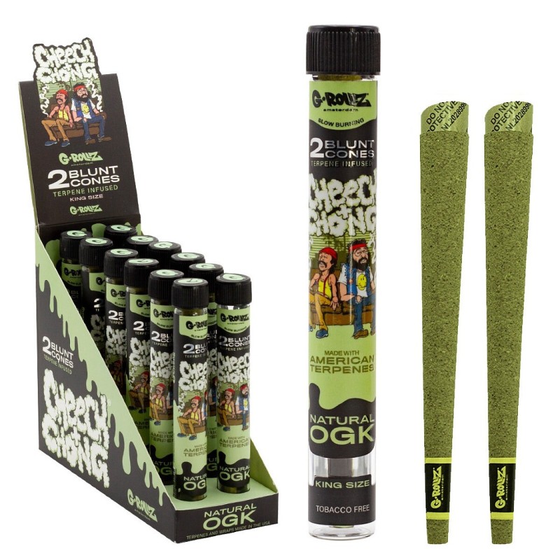 Grollz Cheech & Chong 'Natural OGK' Terpene infused blunt κώνοι 2τμχ