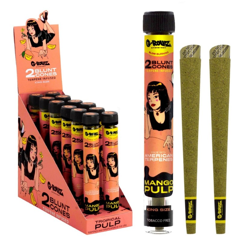 Grollz 'Mango Pulp' Terpene infused blunt κώνοι 2τμχ