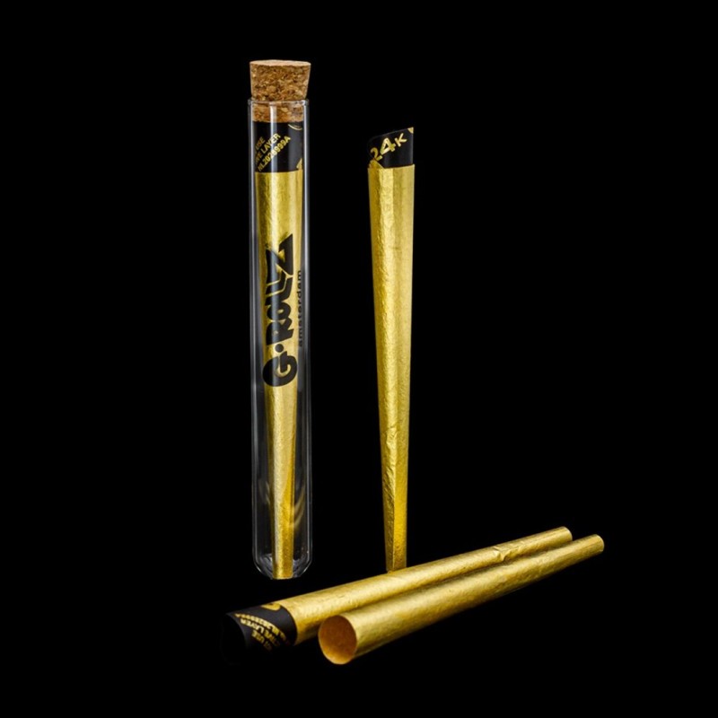 Grollz Golden Cone 100% απο βρώσιμο χρυσό 24k 1τμχ