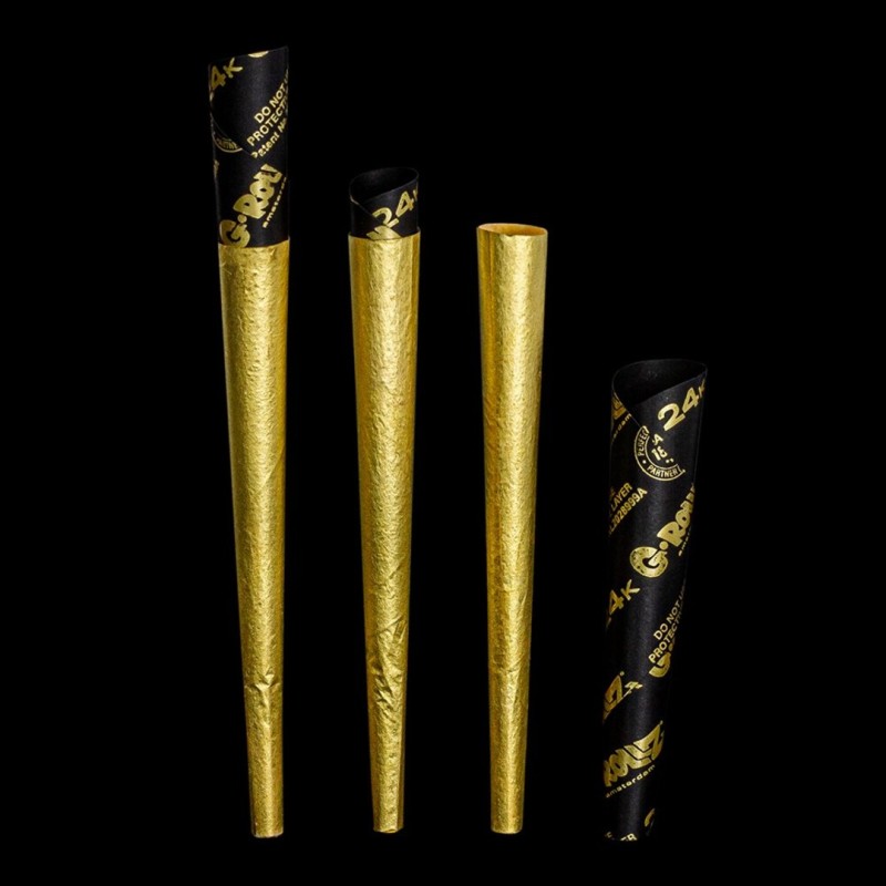 Grollz Golden Cone 100% απο βρώσιμο χρυσό 24k 1τμχ