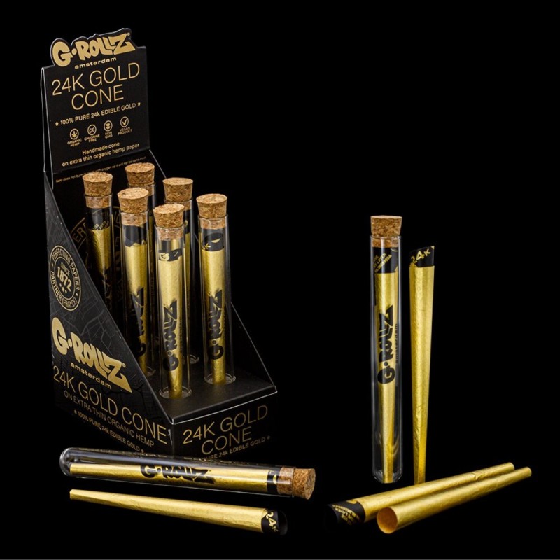 Grollz Golden Cone 100% απο βρώσιμο χρυσό 24k 1τμχ