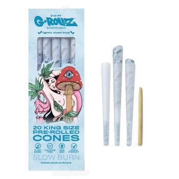 Grollz Collector 'Naked Shroom' blue king size κώνοι 20τμχ