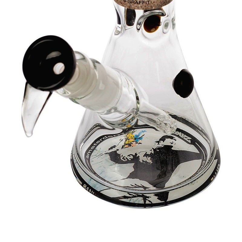 GRollz Bong Banksy's Graffiti 'Bulletproof Dove' BG20102B