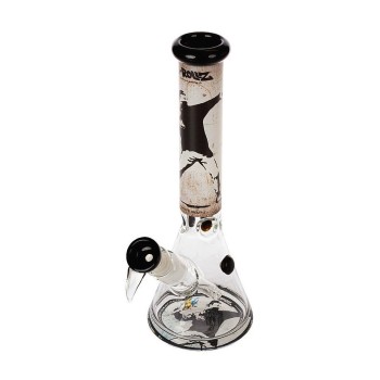 GRollz Bong Banksy's Graffiti 'Flower Thrower 2' BG20100B
