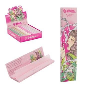Grollz 'Colossal Dream' Lightly Dyed Pink king size slim χαρτάκια