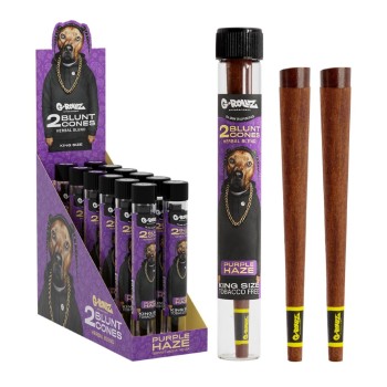 Grollz The Dog 'Purple Haze' Terpene infused blunt φυτική κώνοι 2τμχ