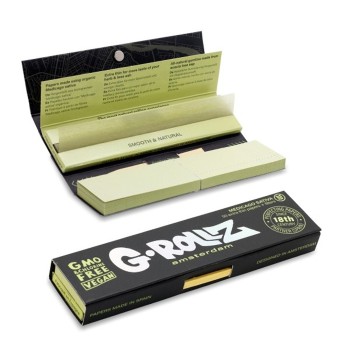 GRollz Alfa king size slim χαρτάκια + τζιβάνες GR36B-DIS