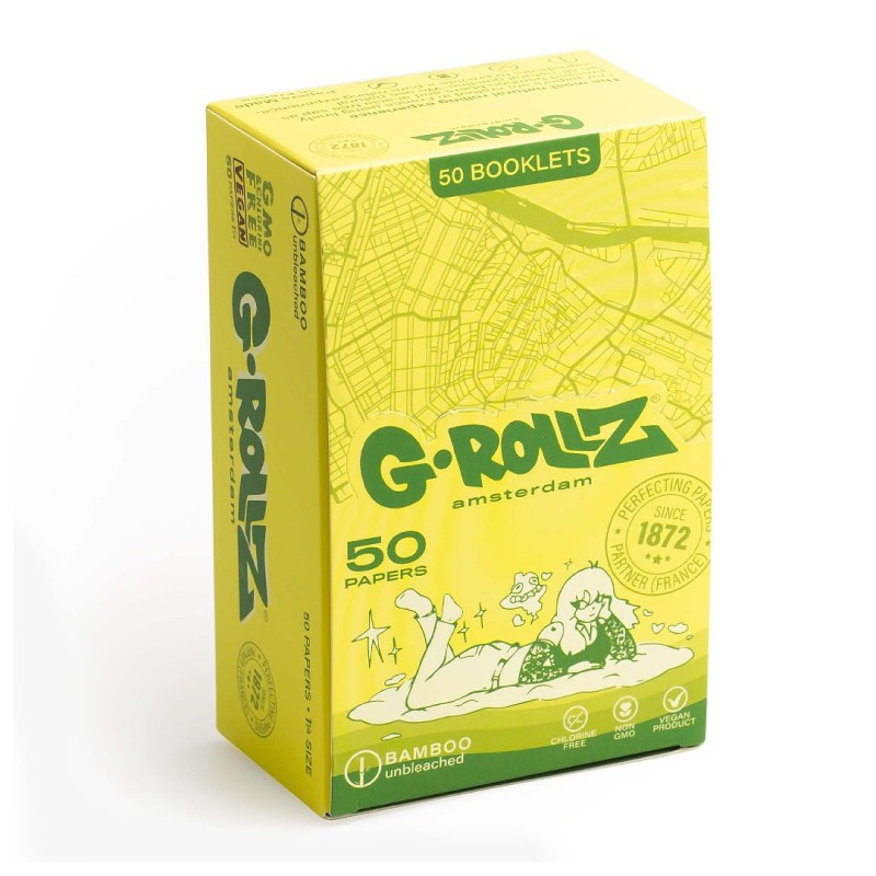 Grollz Bamboo Unbleached 1 1/4 χαρτάκια GR302A-DIS 