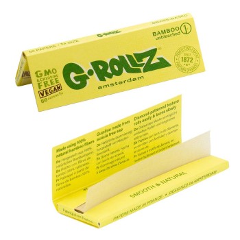 Grollz Bamboo Unbleached 1 1/4 χαρτάκια GR302A-DIS 