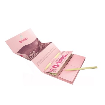 Grollz Banksy's Graffiti 'Thug for Life' Pink - 50 '1¼' χαρτάκια + τζιβάνες +tray + poker  BG405G-DIS