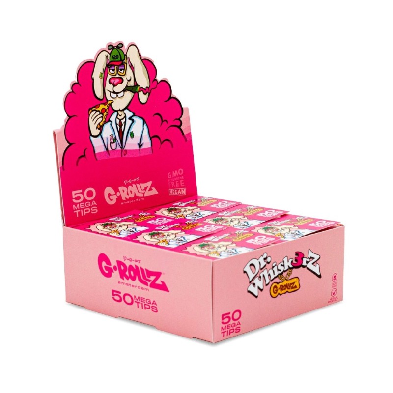 GRollz "Dr. Whiskerz" pink mega tips 4x5.5 GR1902W-DIS