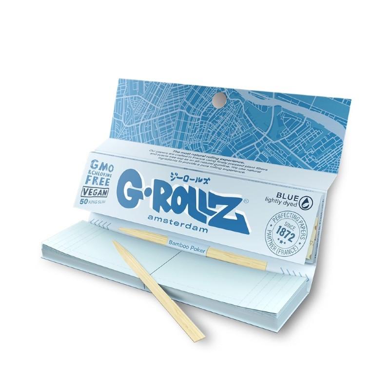 GRollz Dunkees blue KS slim χαρτάκια + τζιβάνες DK34G-DIS