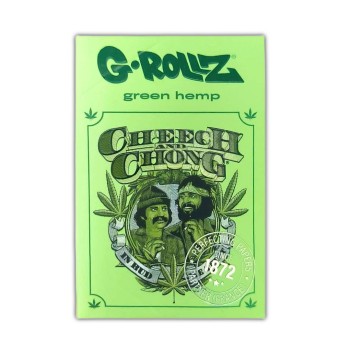 Grollz Cheech & Chong 'Sofa' Green 1 1/4  χαρτάκια + τζιβάνες + poker