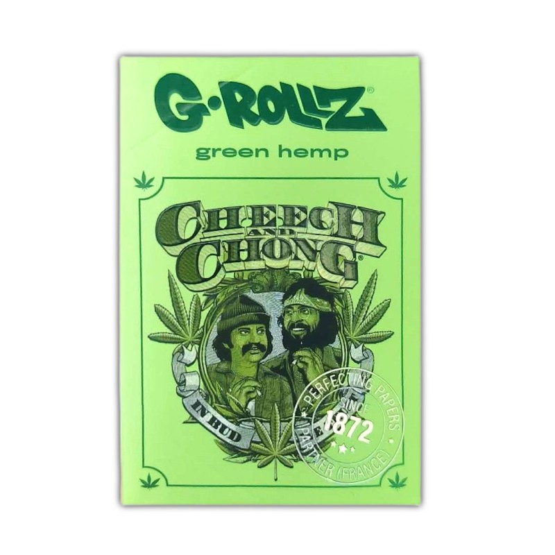Grollz Cheech & Chong 'Sofa' Green 1 1/4  χαρτάκια + τζιβάνες + poker