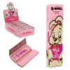 Grollz Banksys Graffiti 'Thug for life' lightly dyed pink king size χαρτάκια + τζιβάνες + poker