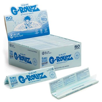Grollz Lightly dyed blue king size slim χαρτάκια