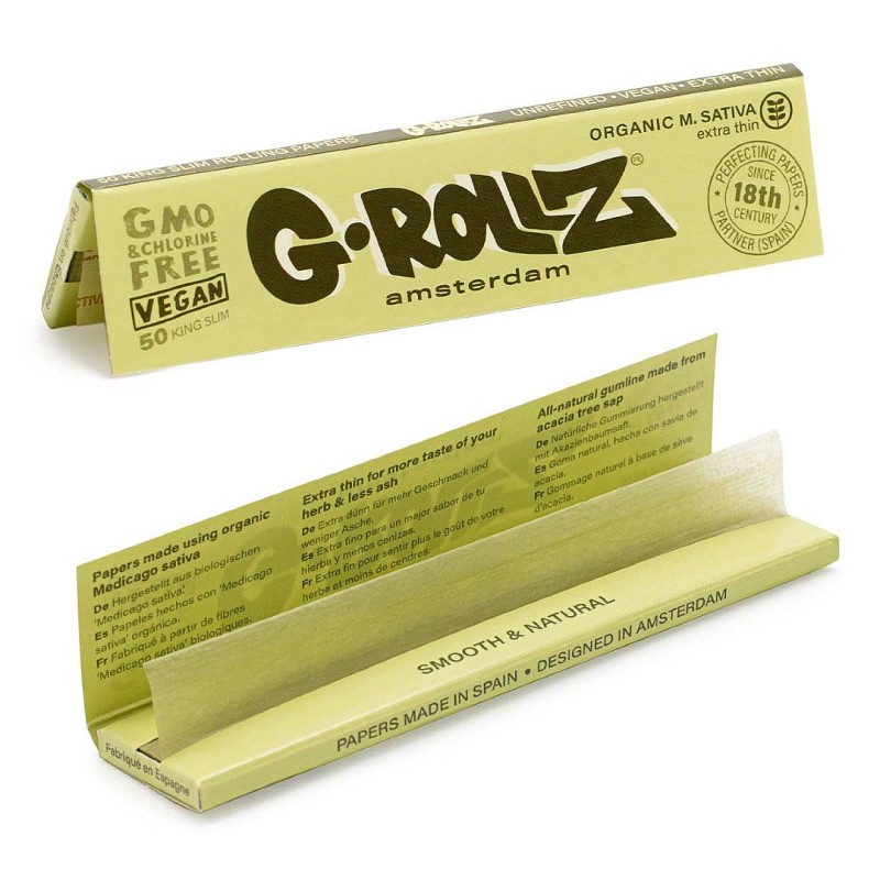 Grollz Medicago Sativa extra thin king size χαρτάκια