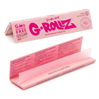 Grollz Lightly dyed pink slim king size χαρτάκια