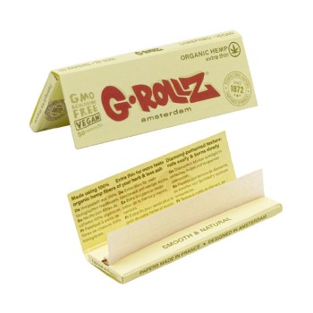Grollz Organic Hemp extra thin 1 1/4 χαρτάκια GR303A-DIS