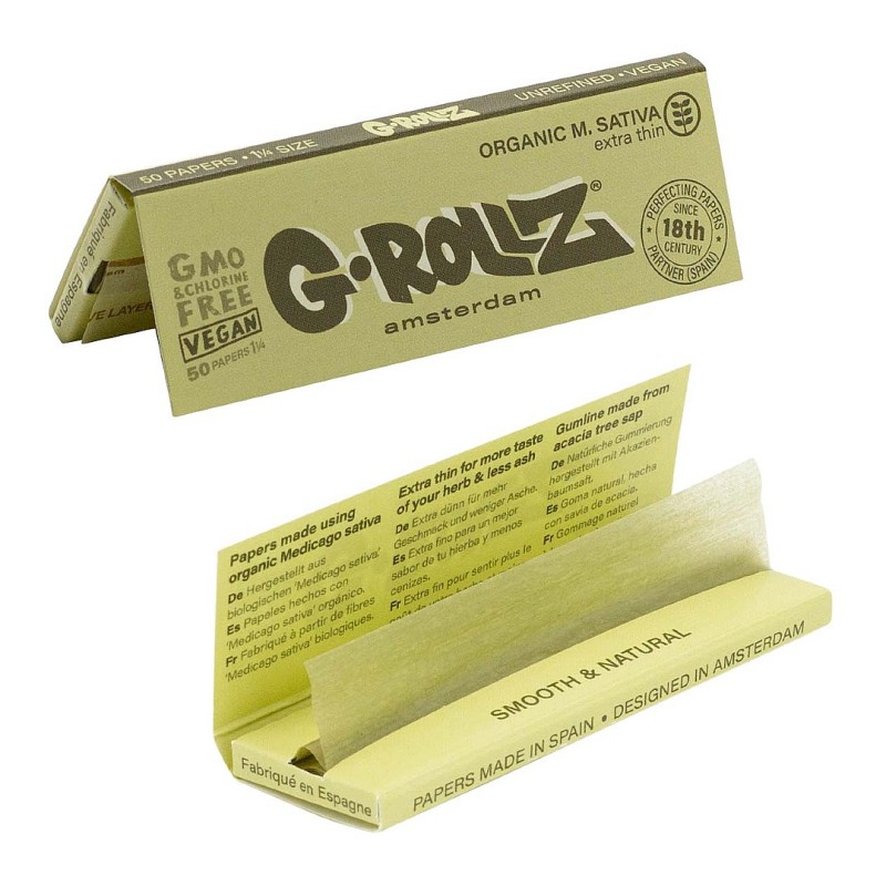 Grollz Medicago Sativa Extra Thin 1 1/4 χαρτάκια GR307A-UD 