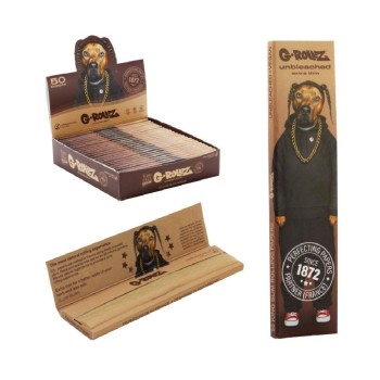Grollz Pets Rock 'Rap' unbleached king size slim χαρτάκια