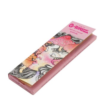 Grollz  'Mushroom' Lightly Dyed Pink 1 1/4 χαρτάκια GR306B-DIS 