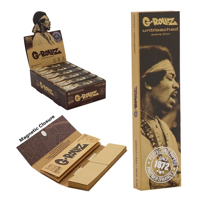 GRollz 'Serenade' unbleached KS slim χαρτάκια + τζιβάνες RD30H-DIS 
